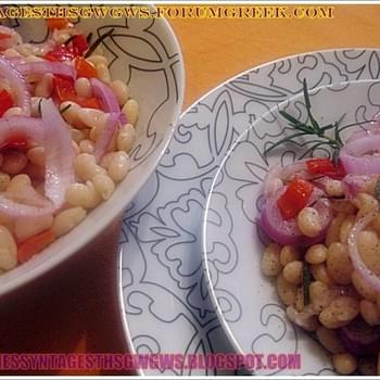 PIAGET BEANS WITH SWEET RED PEPPER AND ROSEMARY