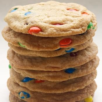 Big Chewy M&M Cookies