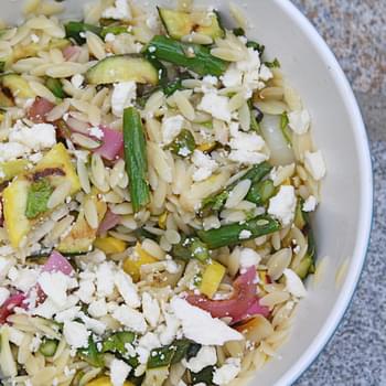 Orzo with Grilled Vegetables