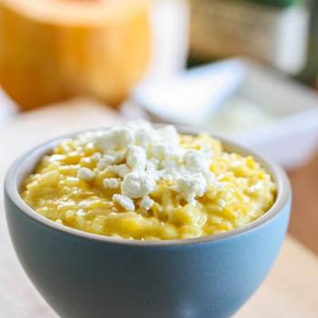 Butternut Squash and Goat Cheese Risotto