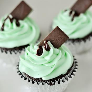 Over-the-Top Andes Mint Cupcakes