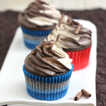 Mudslide Cupcakes
