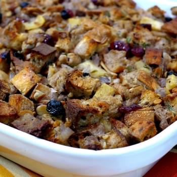 Rustic-Multigrain Stuffing with Nuts and Dried Fruit