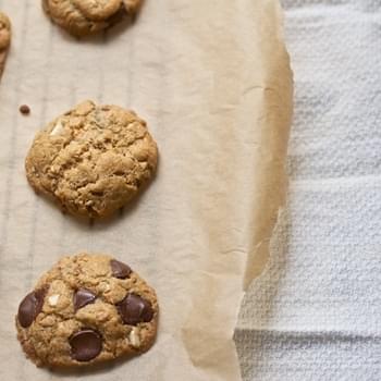 Flourless Peanut Butter-Chocolate Chip Cookies