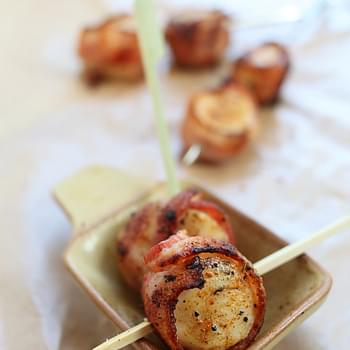 Grilled Bacon Wrapped Scallops