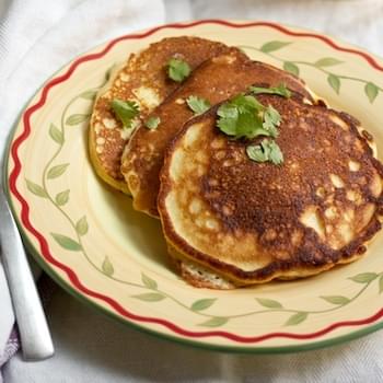 Savory Buttermilk Pancakes with Corn