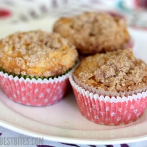 Apple Cinnamon Coffee Cake Muffins