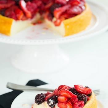 Ricotta Cake with Fresh Berries