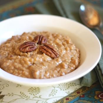 Baked Pumpkin Spice and Toasted Pecan Steel Cut Oatmeal