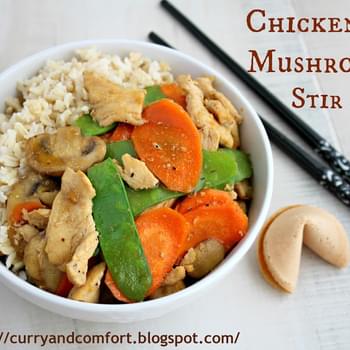 Chicken and Mushroom Stir Fry