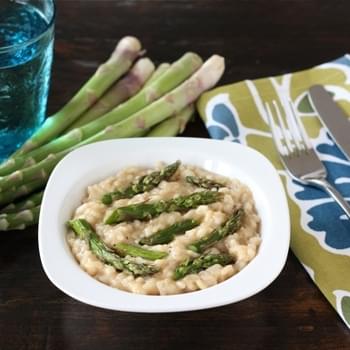 Roasted Asparagus Risotto