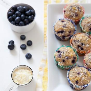 Lightened-Up Lemon Blueberry Muffins