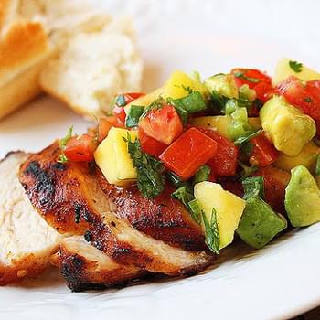 Spiced Chicken with Tropical Salsa
