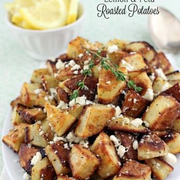 Lemon & Feta Roasted Potatoes