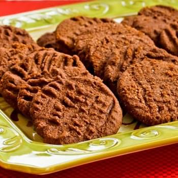 Flourless and Low-Sugar (or Sugar-Free) Chocolate Shortbread Cookies