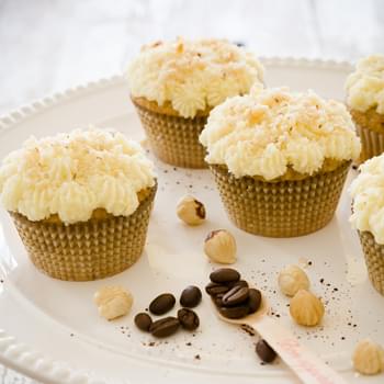 Hazelnut Coffee Cupcakes