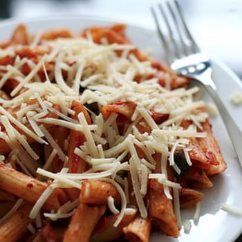 Favorite Tomato and Olive Penne