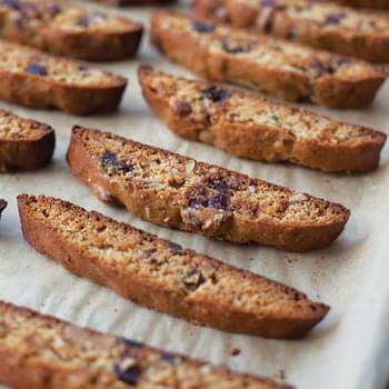 Honeyed Biscotti with Almonds and Dates