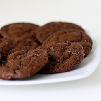 Double Chocolate Chunk Cookies