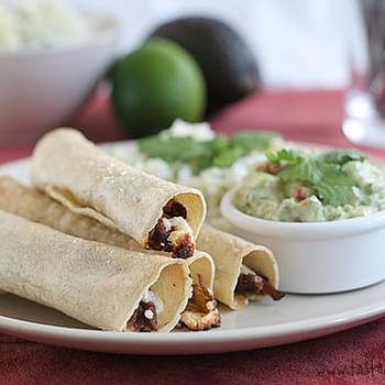 Chipotle Beef Baked Taquitos