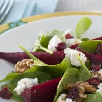 Beetroot and Cranberry Salad with Goat’s Cheese