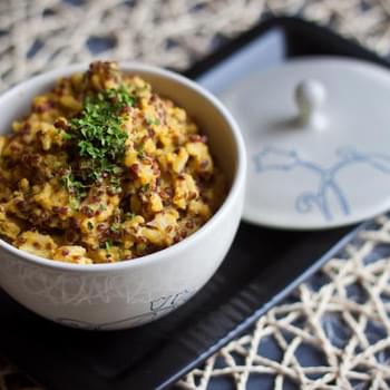 “Microwavable” Quinoa and Basmati Pilaf