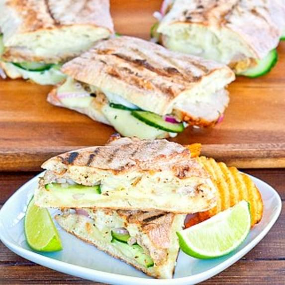 Cuban Panini with Quick Pickles
