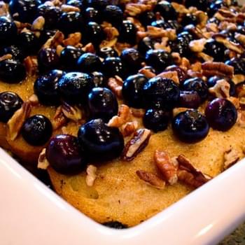 Baked Blueberry Pecan French Toast