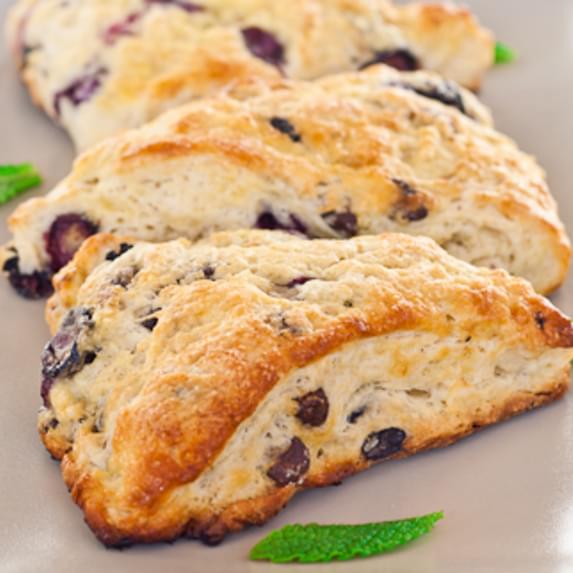Blueberry and Chocolate Chip Scones
