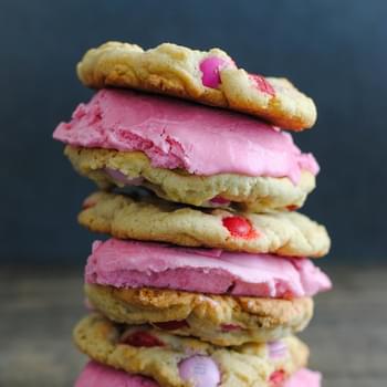 Valentine’s M & M Cookies