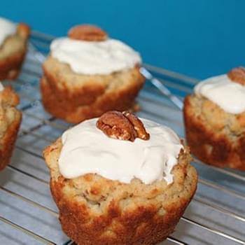 Maple Pecan Muffins with Maple Glaze