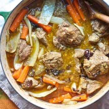 Lamb Tagine with Carrots and Fennel