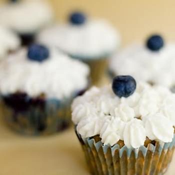 Blueberry Granola Chocolate Chunk Cupcakes