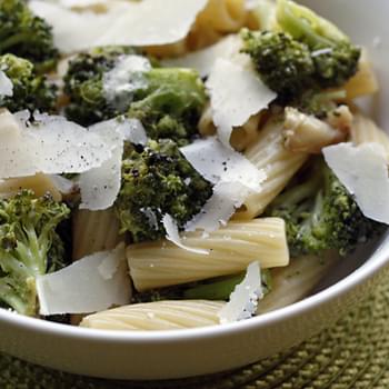 Pasta with Roasted Broccoli with Garlic and Oil