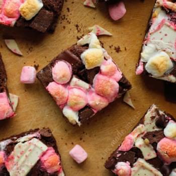 Chocolate Peppermint S'mores Bars