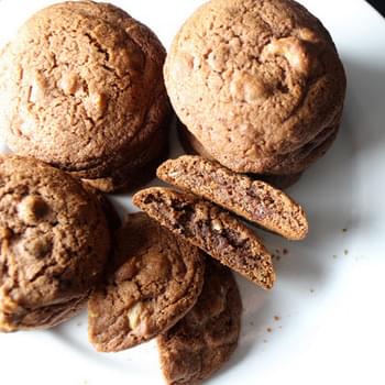 Chocolate Walnut Malt (Walt) Cookies