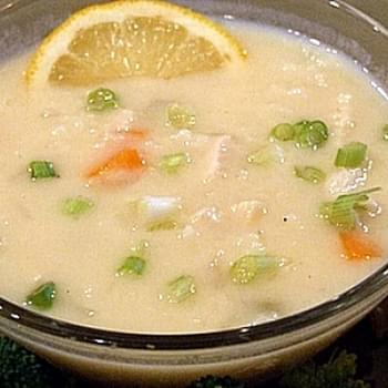 Lemon- Chicken Rice Soup