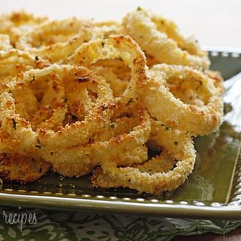 Low Fat Baked Onion Rings