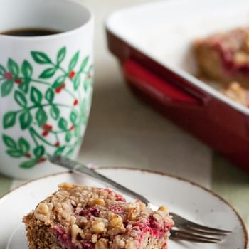 Cranberry-Walnut Coffeecake
