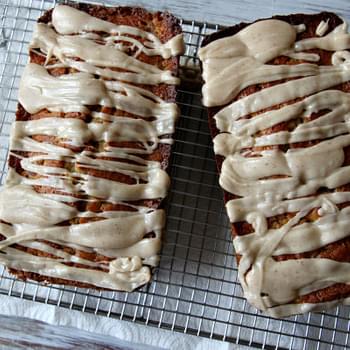 Spiced Pear Cake with Browned Butter Icing