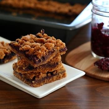 Peanut Butter & Jam Bars – Low Carb and Gluten-Free