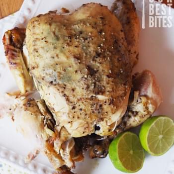 Garlic Lime Chipotle Roasted Chicken