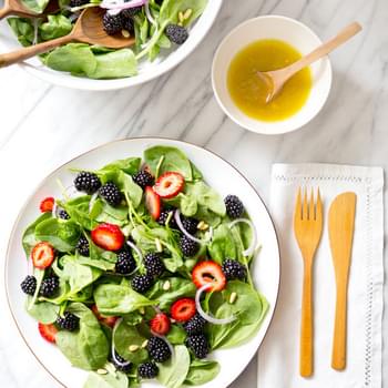 Spinach Blackberry Salad