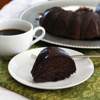 Chocolate Zucchini Bundt Cake - Low Carb and Gluten-Free