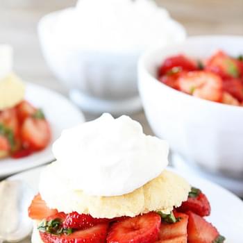 Balsamic Strawberry Ricotta Shortcakes