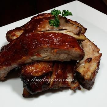 Slow Roasted BBQ Baby Back Ribs with Brine