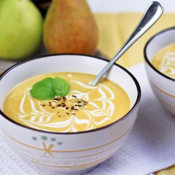 Butternut Squash and Anjou Pear Soup