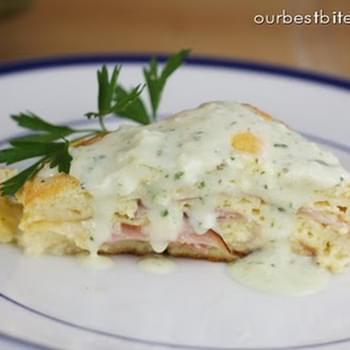 Ham and Cheese Souffle Roll