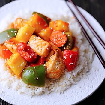 Lighter Sweet and Sour Chicken