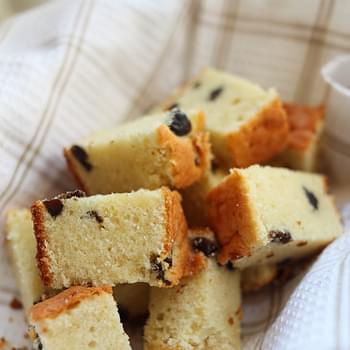 Brandy Butter Cake with Prunes